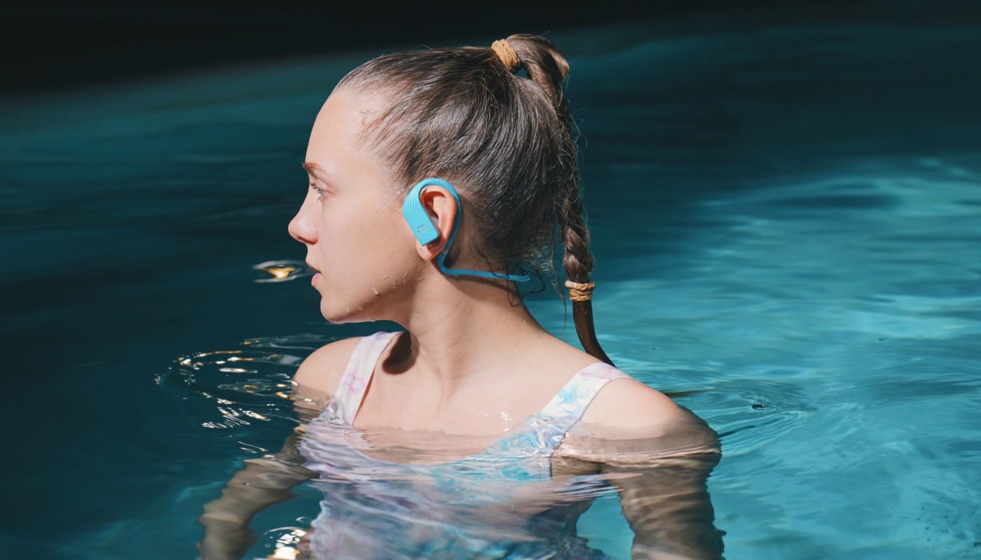 TOP-koptelefoon voor zwemmen