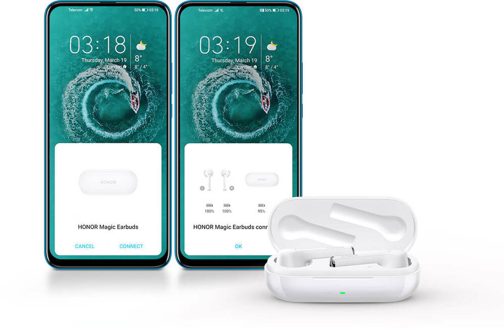 Honor Magic Earbuds Connection