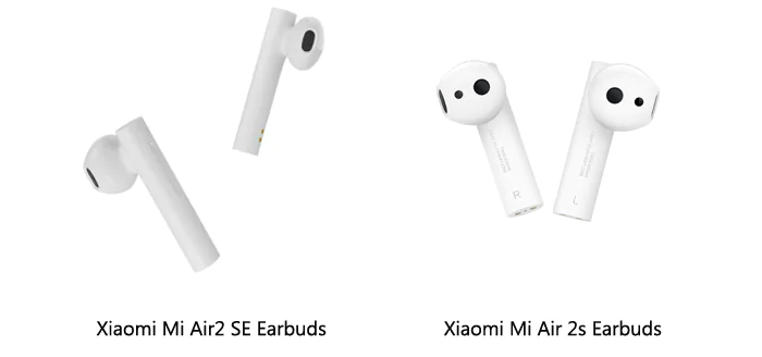 Xiaomi Mi Air2S versus Mi Air2 SE-vergelijking