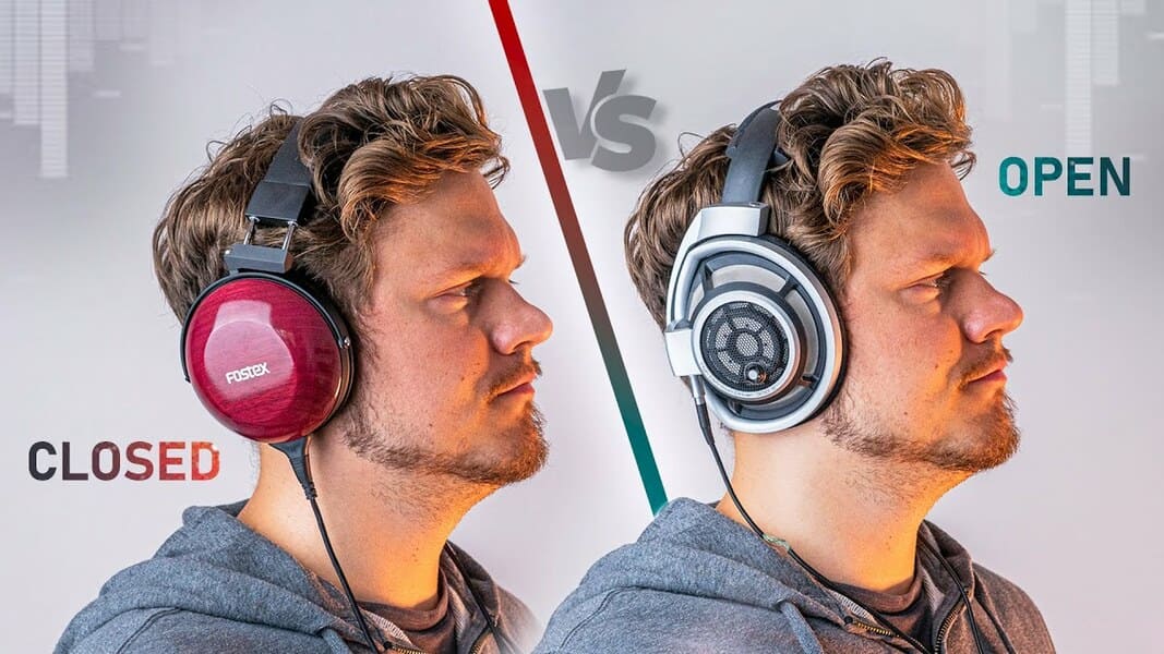 Open vs closed headphones