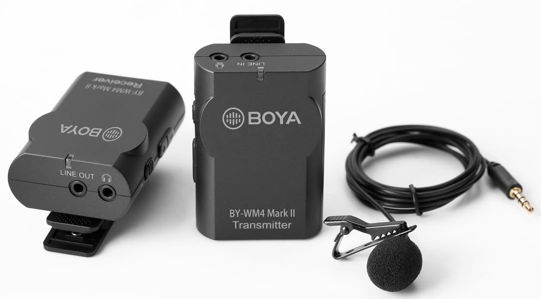 най-добрите безжични микрофони BOYA BY-WM4 Mark II
