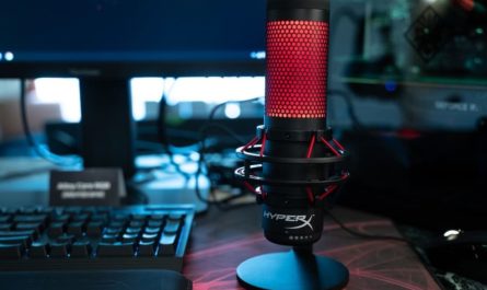 microphone and computer